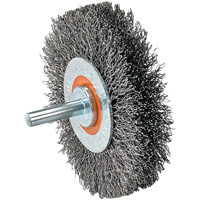 Brosse mont&eacute;e &agrave; fil, Arbre 5/8" OSI Industrial Sales
