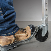 Mobile Work Scaffolding - Maxi Square Scaffolding, Aluminum Frame, 74" D x 75" H OSI Industrial Sales