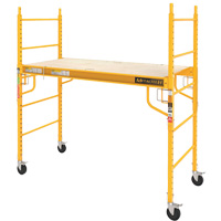 Mobile Work Scaffolding - Maxi Square Scaffolding, Steel Frame, 74" D x 74" H OSI Industrial Sales