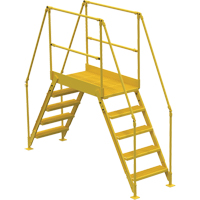 Crossover Ladder, 103-1/2" Overall Span, 50" H x 48" D, 24" Step Width OSI Industrial Sales