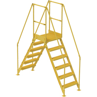 Crossover Ladder, 92" Overall Span, 60" H x 24" D, 24" Step Width OSI Industrial Sales