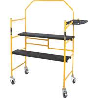 Jobsite Series 4' Safety Rail & Tool Shelf Scaffold Kit, Steel Frame, 49-1/2" D x 57-3/4" H OSI Industrial Sales