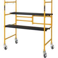 Jobsite Series 4' Basic Mini Scaffold Kit, Steel Frame, 41" D x 45-3/4" H OSI Industrial Sales