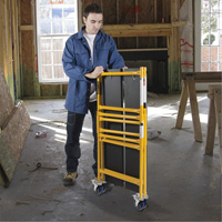 Jobsite Series 4' Basic Mini Scaffold Kit, Steel Frame, 41" D x 45-3/4" H OSI Industrial Sales