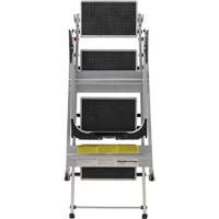 Tilt & Roll Step Stool Ladder, 4 Steps, 44.25" x 22.13" x 59" High OSI Industrial Sales