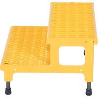Adjustable Step-Mate Stand, 2 Step(s), 23-13/16" W x 22-7/8" L x 15-1/4" H, 500 lbs. Capacity OSI Industrial Sales