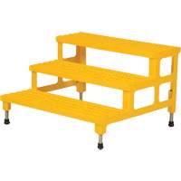 Adjustable Step-Mate Stand, 3 Step(s), 36-3/16" W x 33-7/8" L x 22-1/4" H, 500 lbs. Capacity OSI Industrial Sales