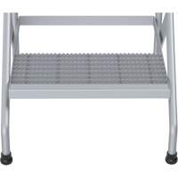 Aluminum Step Stand, 2 Step(s), 22-13/16" W x 24-9/16" L x 20" H, 500 lbs. Capacity OSI Industrial Sales