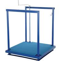 Ergonomic Posi-Crank Platform With Anti-Fatigue Mat, 36" W x 72" D, 500 lbs. Capacity, All-Welded OSI Industrial Sales