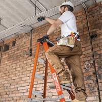Step Ladder, 12', Fibreglass, 375 lbs. Capacity, Type 1AA OSI Industrial Sales
