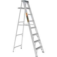 Step Ladder with Paint Tray, 8', Aluminum, 225 lbs. Capacity, Type 2 OSI Industrial Sales
