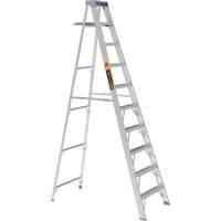 Step Ladder with Paint Tray, 10', Aluminum, 225 lbs. Capacity, Type 2 OSI Industrial Sales