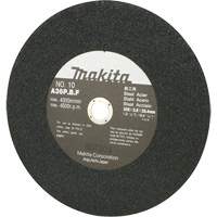 Meule abrasive pour scies &agrave; tronçonner et meuleuses dangle, 12" x 7/64", Arbre de 1", 4500 Tr/min OSI Industrial Sales
