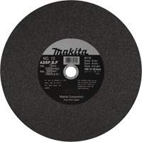 Metal Cutting Wheels, 14" x 1/8", 1" Arbor, Aluminum Oxide, 3900 RPM OSI Industrial Sales