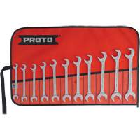 11-Piece Angled Open-End Wrench Set, Polished OSI Industrial Sales