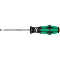 Tapered Slotted Screwdriver, 1/2", 10/1/2" L, Plastic Handle OSI Industrial Sales