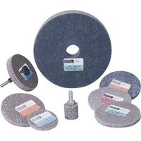 Standard Abrasives 500 Series Soft Density Unitized Wheels, 3" x 1/4", 1/4" Arbor, Medium Grit, Aluminum Oxide OSI Industrial Sales