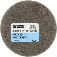 Standard Abrasives Unitized Wheel, 3" x 1/4", 1/4" Arbor, Fine Grit, Aluminum Oxide OSI Industrial Sales