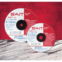 Cut-Off Wheel, 5" x 0.045", 7/8" Arbor, Type 27, Aluminum Oxide/Ceramic, 12200 RPM OSI Industrial Sales