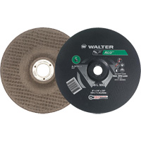 Aluminium Depressed Centre Grinding Wheels, 9" x 1/4", 7/8" Arbor, Type 27 OSI Industrial Sales