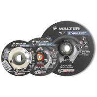 STAINLESS Grinding and Cutting Wheel, 4-1/2" x 1/4", 5/8"-11 Arbor, Type 28S, Aluminum Oxide, 13300 RPM OSI Industrial Sales