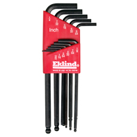 Balldrive Hex Key, Hex End, 7/64" x 3.56" L, L Shape OSI Industrial Sales