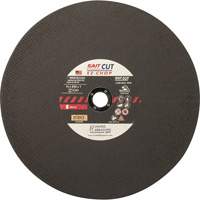 Chop Saw Wheel, 12" x 0.093"/3/32", 1" Arbor, Type 1, Aluminum Oxide, 5100 RPM OSI Industrial Sales