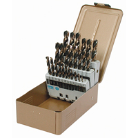 Jobber Length Drill Set, 15 Pieces, High Speed Steel OSI Industrial Sales