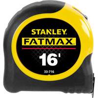 FatMax&reg; Measuring Tape, 1-1/4" x 16', 16ths of an Inch Graduations OSI Industrial Sales