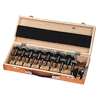 Bormax Forstner Bit Kits in a Wooden Box, 16 Pieces, High Carbon Steel OSI Industrial Sales