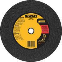 General Purpose Metal Cutting Chop Saw Wheel, 14" x 7/64", 1" Arbor, Type 1, Aluminum Oxide, 4300 RPM OSI Industrial Sales