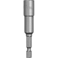 Nut Driver, 5/16" Tip, 1/4" Drive, 2-9/16" L, Magnetic OSI Industrial Sales