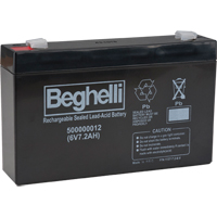 Sealed Lead Acid Batteries, 6 V, 7.2 Ah OSI Industrial Sales