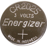 Piles au lithium CR2025, 3 V OSI Industrial Sales