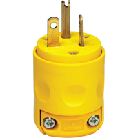 Commercial Grade Straight Blade Plug, Plastic, 20 A, 125 V OSI Industrial Sales