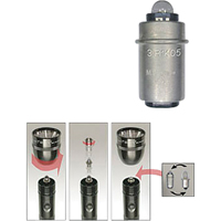 Lampes de poche Mini, DEL, 97 lumens, Piles AA OSI Industrial Sales