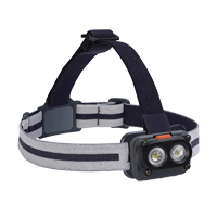 Hardcase Rugged Headlamp, LED, 325 Lumens, 6.5 Hrs. Run Time, AA Batteries OSI Industrial Sales