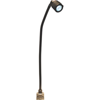 Lampe &agrave; col-de-cygne &agrave; flux &eacute;lev&eacute; de la s&eacute;rie LS, 5 W, DEL, Col 20", Noir OSI Industrial Sales