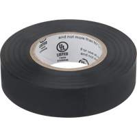 Electrical Tape, 19 mm (3/4") x 18 M (60'), Black, 7 mils OSI Industrial Sales