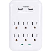 Prime&reg; USB Charger with Surge Protector OSI Industrial Sales