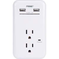 Prime&reg; USB Charger with Surge Protector OSI Industrial Sales