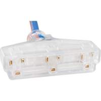 Cordon rallonge en caoutchouc TPE avec indicateur lumineux, Toutes saisons, SJEOW, AWG 12/3, 15 A, 3 prise(s), 25' OSI Industrial Sales