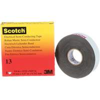 Scotch&reg; Electrical Semi-Conducting Tape, 19 mm (3/4") x 4.6 m (15'), Black, 30 mils OSI Industrial Sales