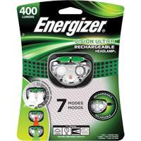 Lampe frontale Vision Ultra, DEL, 400 lumens, 4 hres de fonctionnement, piles Rechargeable OSI Industrial Sales