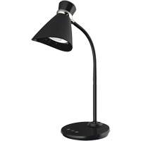 Desk Lamp, 6 W, LED, 16" Neck, Black OSI Industrial Sales