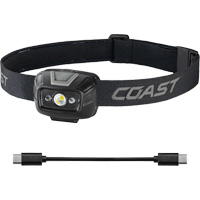 FL20R Dual Colour Wide Angle Flood Headlamp, LED, 520 Lumens, 2.5 Hrs. Run Time, Rechargeable Batteries OSI Industrial Sales