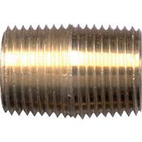 Close Nipple, Brass, 1/4", NPT OSI Industrial Sales