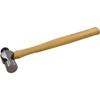 Ball Pein Hammer, 16 oz. Head Weight, Plain Face, Wood Handle OSI Industrial Sales