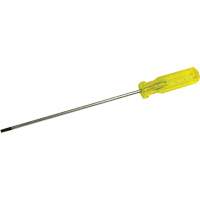 Slotted Electrician's Screwdriver, 3/16" Tip, Round, 11-1/2" L, Plastic Handle OSI Industrial Sales
