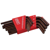 Short Arm Hex Key Set, 13 Pcs., Imperial OSI Industrial Sales